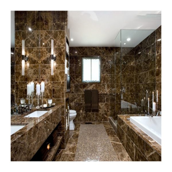 Cheap Chinese Brown Dark Emperador Marble Tile-2