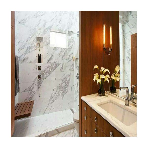 High Quality Natural White Stone Calacatta Marble Design-1