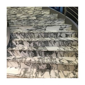 Indoor Arabescato Corchia White Marble Step Stair-1