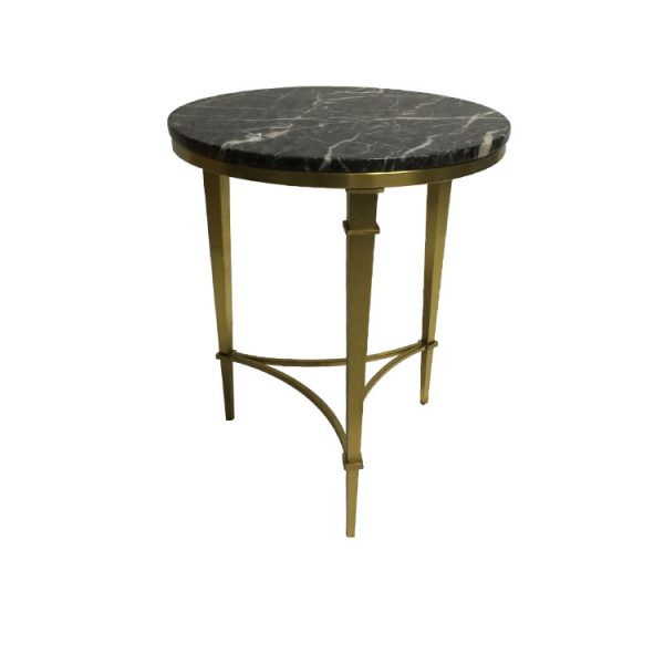 round Black Marquina Marble Table Top-5