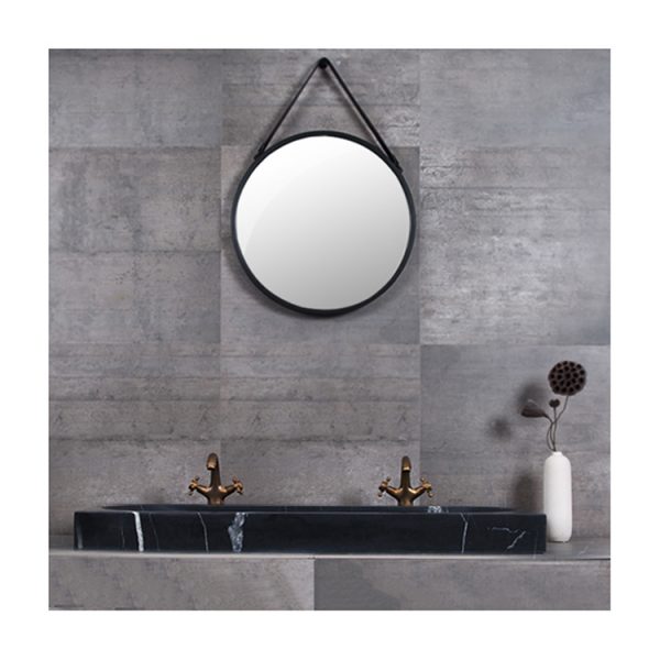 top Design Natural Bathroom Black Marble Rectangular Stone Wash Basin-2