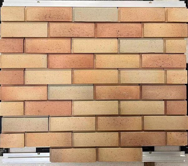 Clay bricks cladding system